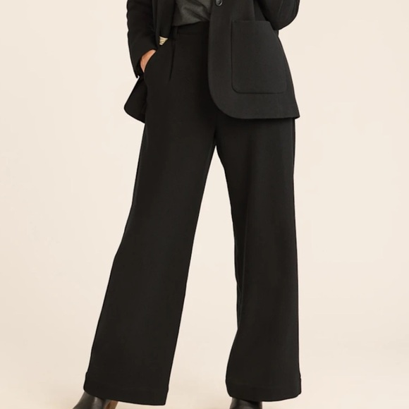 Brooks Brothers Wool Black Pants Size 12P - Picture 1 of 11